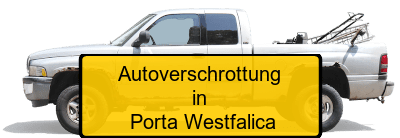 Altes Auto: Autoverschrottung Porta Westfalica