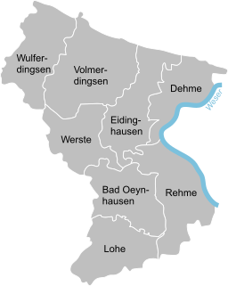 Stadtgebiet von Bad Oeynhausen